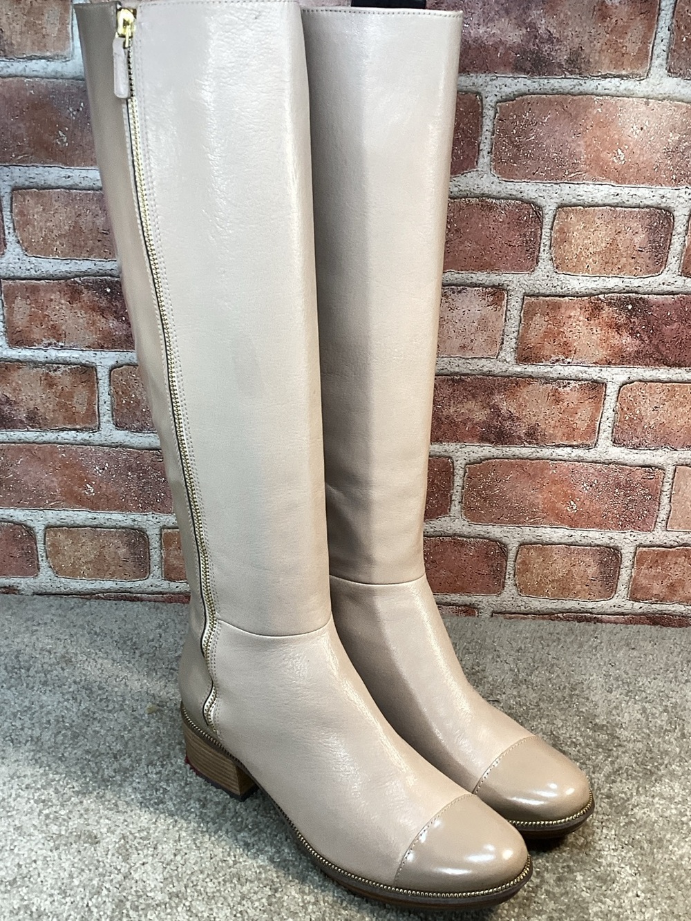 Cole Haan Maria Sharapova Hollis womens knee high riding boots size 8.5